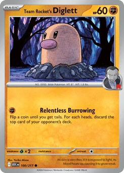 Team Rocket's Diglett