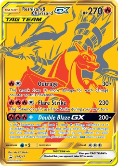 Reshiram & Charizard GX